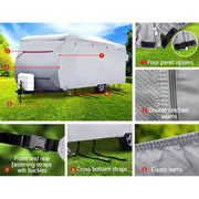 Weisshorn 22-24ft Caravan Cover Campervan 4 Layer UV Water Resistant by SportZone.co.nz