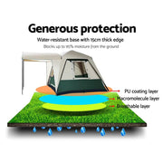 Weisshorn 4-Person Family Dome Tent | Quick Setup Camping Tent by SportZone.co.nz