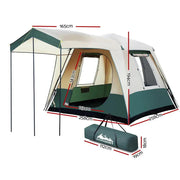 Weisshorn 4-Person Family Dome Tent | Quick Setup Camping Tent by SportZone.co.nz