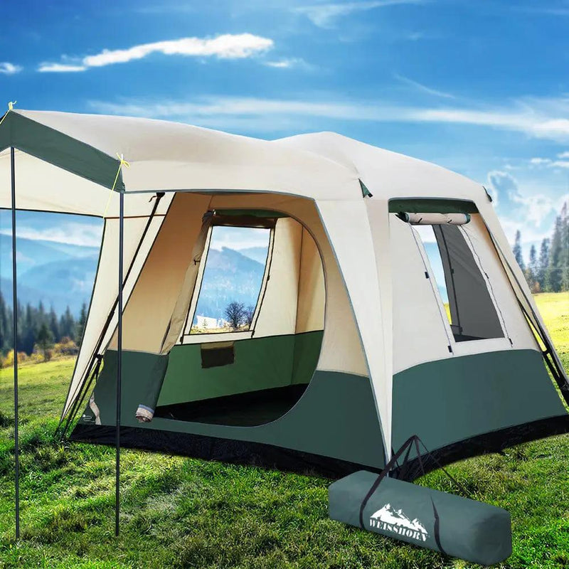 Weisshorn 4-Person Family Dome Tent | Quick Setup Camping Tent by SportZone.co.nz