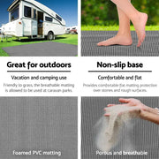 Weisshorn 4M X 2.5M Annex Matting Floor Mats Mesh Caravan Camping Annexe by SportZone.co.nz