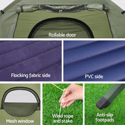 SportZone.co.nz Outdoor Recreation > Camping > Tents Weisshorn 5-in-1 Camping Tent Cot With 1 Person Air Mattress Bed Weisshorn 5 In 1 Camping Tent Cot With Air Mattress