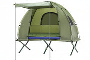 SportZone.co.nz Outdoor Recreation > Camping > Tents Weisshorn 5-in-1 Camping Tent Cot With 1 Person Air Mattress Bed Weisshorn 5 In 1 Camping Tent Cot With Air Mattress