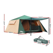 Weisshorn 8-Person Dome Tent | Easy Setup Camping Tent by SportZone.co.nz