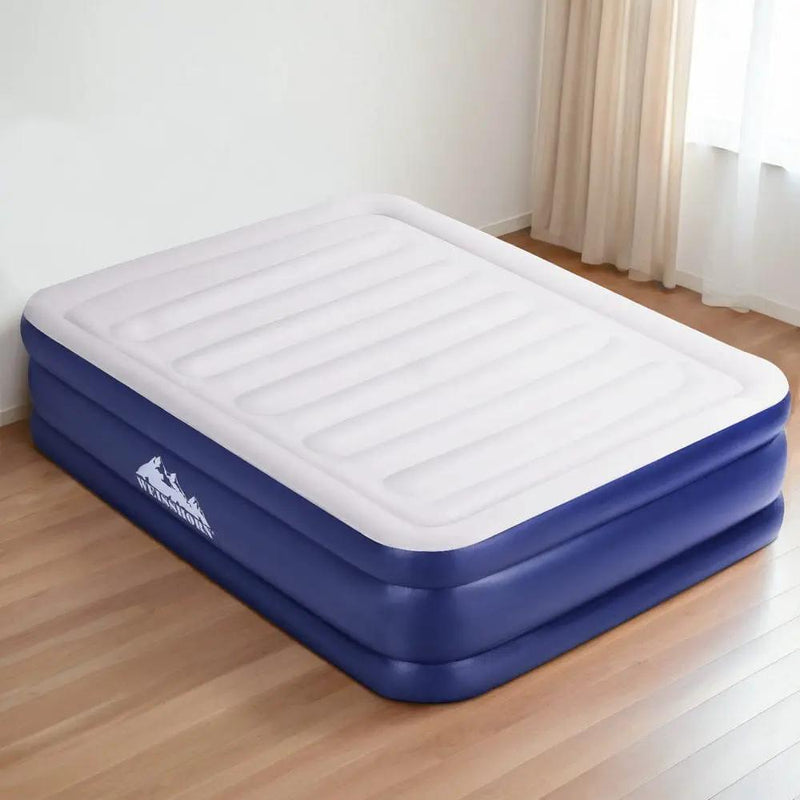 Weisshorn Air Mattress Queen Inflatable Bed Air bed 51cm by SportZone.co.nz