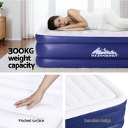 Weisshorn Air Mattress Queen Inflatable Bed Air bed 51cm by SportZone.co.nz