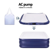 Weisshorn Air Mattress Queen Inflatable Bed Air bed 51cm by SportZone.co.nz