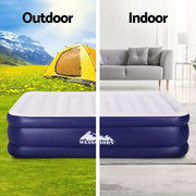 Weisshorn Air Mattress Queen Inflatable Bed Air bed 51cm by SportZone.co.nz