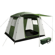 SportZone.co.nz Outdoor > Camping Weisshorn 6 Person Cabin Tent For Family Camping And Hiking Waterproof Weisshorn 6 Person Cabin Tent Waterproof