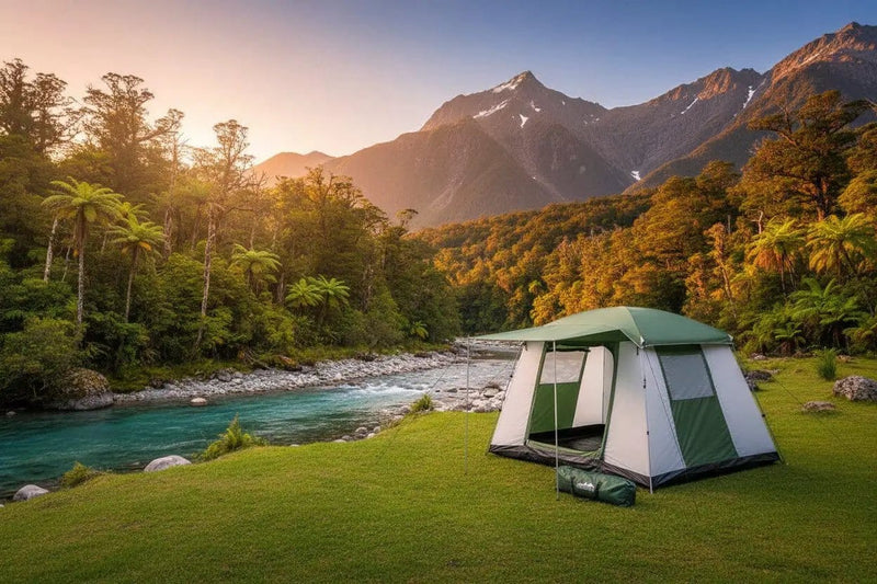 SportZone.co.nz Outdoor > Camping Weisshorn 6 Person Cabin Tent For Family Camping And Hiking Waterproof Weisshorn 6 Person Cabin Tent Waterproof