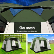 SportZone.co.nz Outdoor > Camping Weisshorn 6 Person Cabin Tent For Family Camping And Hiking Waterproof Weisshorn 6 Person Cabin Tent Waterproof