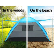 Weisshorn 4 Person Camping Tent | Beach Sun Shade Portable Hiking Shelter by SportZone.co.nz