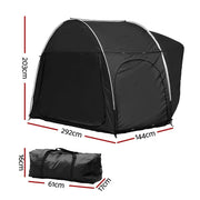 SportZone.co.nz Outdoor Recreation > Camping > Tents Weisshorn Car SUV Hatchback Camping Tent Canopy Shelter Black Weisshorn Car SUV Hatchback Camping Tent Canopy Shelter