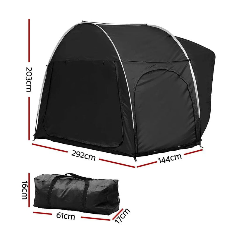 SportZone.co.nz Outdoor Recreation > Camping > Tents Weisshorn Car SUV Hatchback Camping Tent Canopy Shelter Black Weisshorn Car SUV Hatchback Camping Tent Canopy Shelter