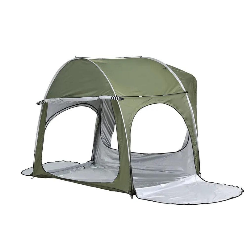 SportZone.co.nz Outdoor Recreation > Camping > Tents Weisshorn Rear Hatchback Car Tent Canopy For SUV Outdoor Family Camping Green Weisshorn Hatchback Car Tent Canopy For SUV Camping