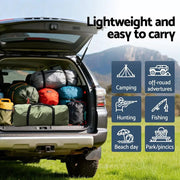 SportZone.co.nz Outdoor Recreation > Camping > Tents Weisshorn Rear Hatchback Car Tent Canopy For SUV Outdoor Family Camping Green Weisshorn Hatchback Car Tent Canopy For SUV Camping