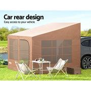 Weisshorn Camping Tent Car SUV Rear Side Canopy Portable Shelter Family Home 4WD by SportZone.co.nz