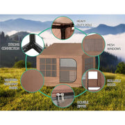 Weisshorn Camping Tent Car SUV Rear Side Canopy Portable Shelter Family Home 4WD by SportZone.co.nz