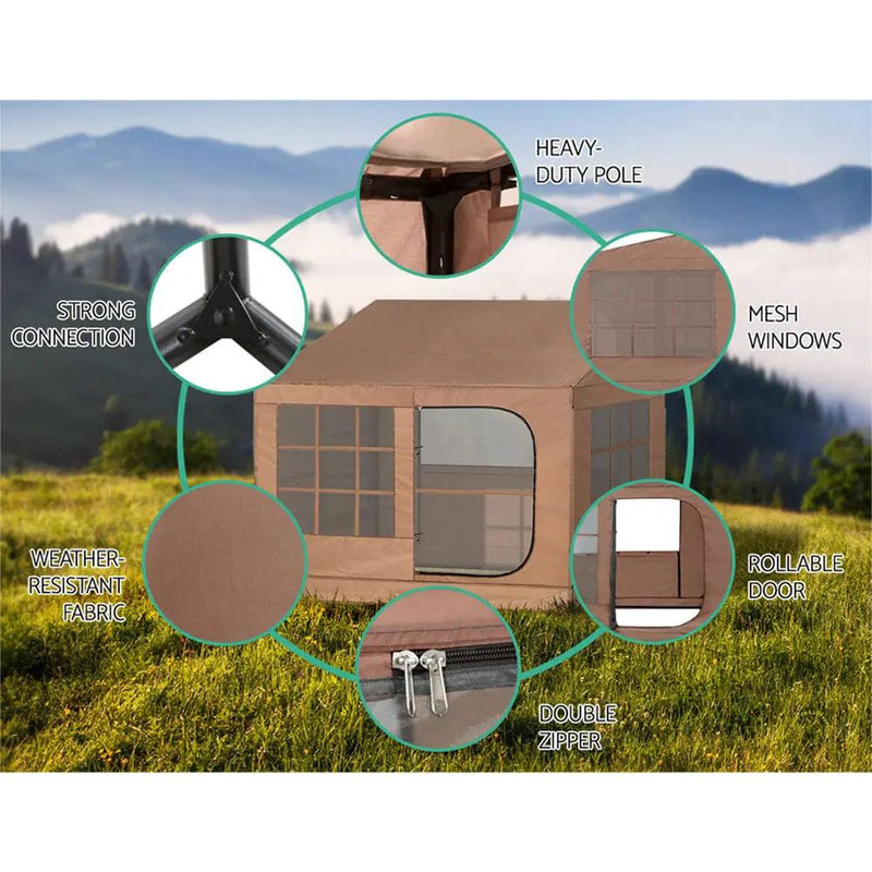 Weisshorn Camping Tent Car SUV Rear Side Canopy Portable Shelter Family Home 4WD by SportZone.co.nz