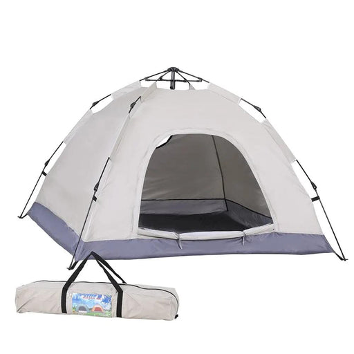SportZone.co.nz Outdoor Recreation > Camping > Tents Weisshorn Instant Pop Up Camping Tent 2 Person Beige Outdoor Shelter Weisshorn Instant Pop Up 2 Person Camping Tent Beige