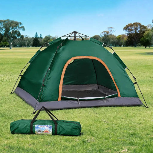 SportZone.co.nz Outdoor Recreation > Camping > Tents Weisshorn 2 Person Instant Pop Up Camping Tent For Outdoor Hiking Green Weisshorn 2 Person Instant Pop Up Camping Tent Green
