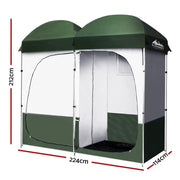 SportZone.co.nz Outdoor > Camping Weisshorn Double Camping Shower Tent Outdoor Privacy And Change Room Weisshorn Double Camping Shower Tent Privacy
