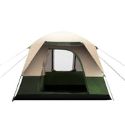 SportZone.co.nz Outdoor > Camping Weisshorn 4 Person Family Camping Tent Green For Outdoor Use Weisshorn 4 Person Camping Tent Green Outdoor