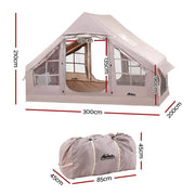 SportZone.co.nz Outdoor Recreation > Camping > Tents Weisshorn Inflatable Beach Tent 4-6 Person PU3000 Waterproof With UV Protection Weisshorn 4-6 Person Inflatable Beach Tent PU3000
