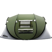 SportZone.co.nz Outdoor Recreation > Camping > Tents Weisshorn Instant Up Camping Tent 4-5 Person Pop up Tents Family Hiking Beach Dome Weisshorn 5 Person Pop Up Camping Tent for Family Beach