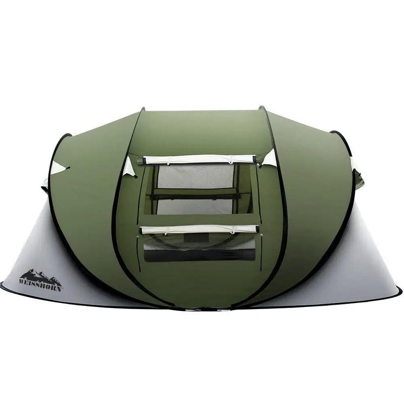 SportZone.co.nz Outdoor Recreation > Camping > Tents Weisshorn Instant Up Camping Tent 4-5 Person Pop up Tents Family Hiking Beach Dome Weisshorn 5 Person Pop Up Camping Tent for Family Beach