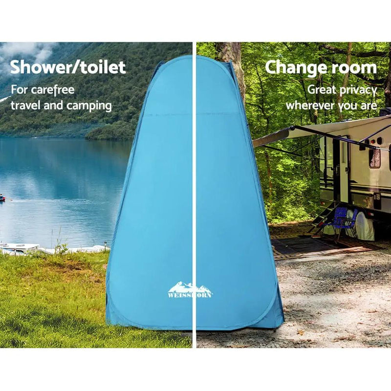 Weisshorn Pop up Camping Shower Toilet Tent Outdoor Privacy Change Room by SportZone.co.nz