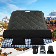 Weisshorn Sleeping Bag Double Pillow Thermal Camping Hiking Tent Grey -10°C by SportZone.co.nz