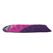 SportZone.co.nz Outdoor > Camping Weisshorn 172cm Kids Thermal Sleeping Bag Pink Purple for Camping Weisshorn 172cm Kids Thermal Sleeping Bag Pink Purple