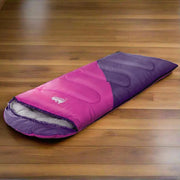 SportZone.co.nz Outdoor > Camping Weisshorn 172cm Kids Thermal Sleeping Bag Pink Purple for Camping Weisshorn 172cm Kids Thermal Sleeping Bag Pink Purple
