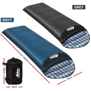 SportZone.co.nz Outdoor Recreation > Camping > Sleeping Bags Weisshorn Sleeping Bag Set Of 2 Thermal Camping Bags 0C For Outdoors Weisshorn Sleeping Bag Set 2 Thermal 0C For Outdoors