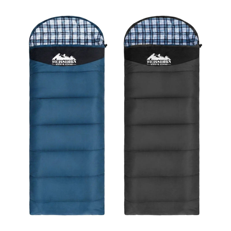 SportZone.co.nz Outdoor Recreation > Camping > Sleeping Bags Weisshorn Sleeping Bag Set Of 2 Thermal Camping Bags 0C For Outdoors Weisshorn Sleeping Bag Set 2 Thermal 0C For Outdoors