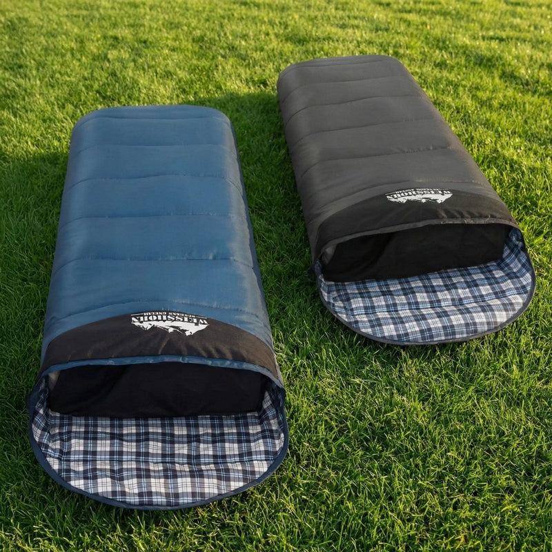 SportZone.co.nz Outdoor Recreation > Camping > Sleeping Bags Weisshorn Sleeping Bag Set Of 2 Thermal Camping Bags 0C For Outdoors Weisshorn Sleeping Bag Set 2 Thermal 0C For Outdoors