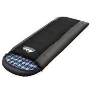 Weisshorn Sleeping Bag Single Thermal Camping Hiking Tent Black -20c by SportZone.co.nz