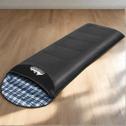 SportZone.co.nz Outdoor > Camping Weisshorn Single Sleeping Bag Thermal Camping For Winter 0C Grey Weisshorn Single Sleeping Bag 0C Winter Thermal Grey