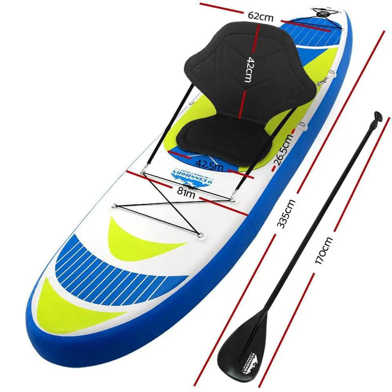 SportZone.co.nz Outdoor Recreation > Boating > Paddleboards Weisshorn 11ft Inflatable Stand Up Paddle Board With Paddle And Pump Weisshorn 11ft Inflatable Stand Up Paddle Board