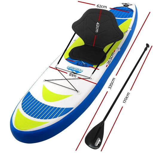 SportZone.co.nz Outdoor Recreation > Boating > Paddleboards Weisshorn 11ft Inflatable Stand Up Paddle Board With Paddle And Pump Weisshorn 11ft Inflatable Stand Up Paddle Board