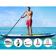SportZone.co.nz Outdoor Recreation > Boating > Paddleboards Weisshorn 11ft Inflatable Stand Up Paddle Board With Paddle And Pump Weisshorn 11ft Inflatable Stand Up Paddle Board