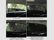 4pcs/set Car Front & Rear Side Window Sun Shade Cover Visor Mesh Shield Sunshade by dealonline.co.nz