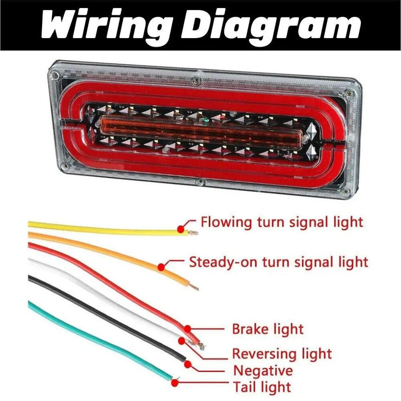 24V LED Tail Lights Trailer Lights by salelink.co.nz