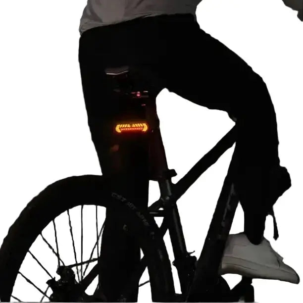 Habicare Wireless Turn Signal Bike Tail Light with Projection, 6 Modes (Rechargeable & Waterproof) Wireless Turn Signal Bike Tail Light with Projection, 6 Modes (Rechargeable & Waterproof)