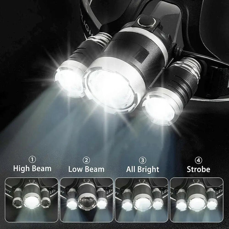 Headlamp LED Headlight Head Torch Flashlight by salelink.co.nz
