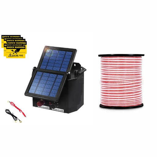 Electric Fence Energiser 8KM +1200M Polytape by salelink.co.nz