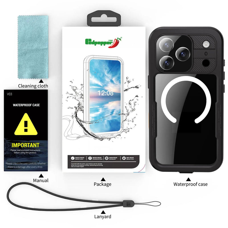 iPhone 17 Pro Max Waterproof Case by salelink.co.nz