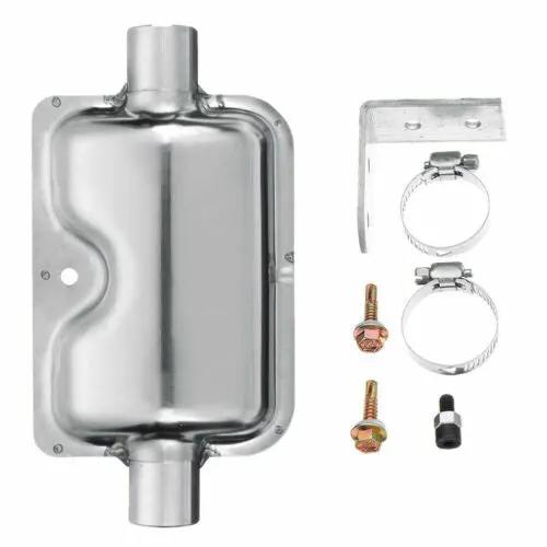 24mm Exhaust Pipe Silencer Muffler Stainless Steel For Air Diesel Parking Heater by salelink.co.nz
