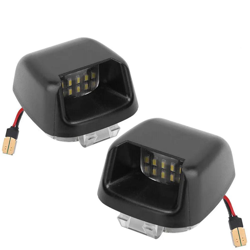 2x License LED Number Plate Lights For Nissan Navara D40 2005-2016 Rear Bumper by salelink.co.nz